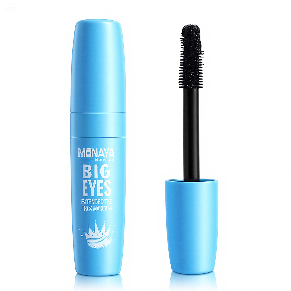 Monaya Bourjova Big Eyes Mascara, Volumizing & Lengthening, M009-Black
