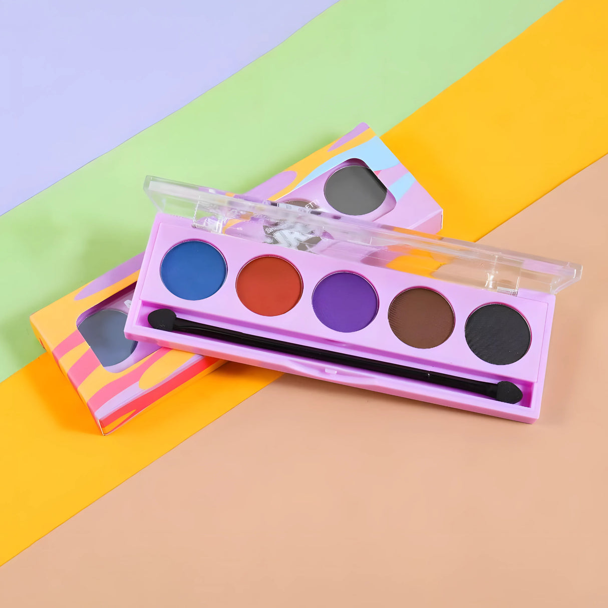 Monaya Y018 Purer Palette Shadow, Long-Lasting Blendable Natural Colors Make Up, Eye Shadows Cosmetics Gift Kit - 5 color
