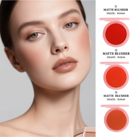 Monaya Velvet Touch Matte Blush,6 Shades,OSL-B003