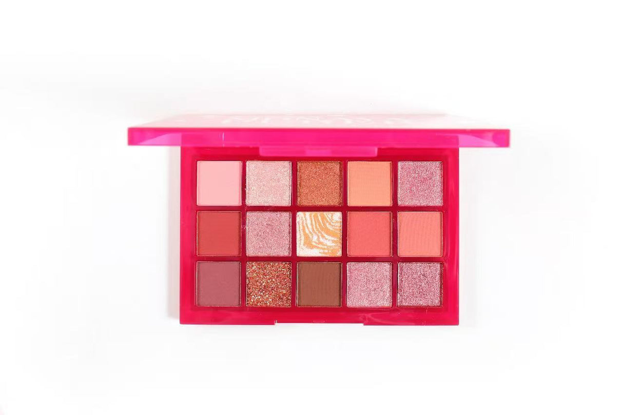 Monaya Y004 Purer Palette Shadow, Pallet Long-Lasting Blendable Natural Colors Make Up, Eye Shadows Cosmetics Gift Kit - 15 color