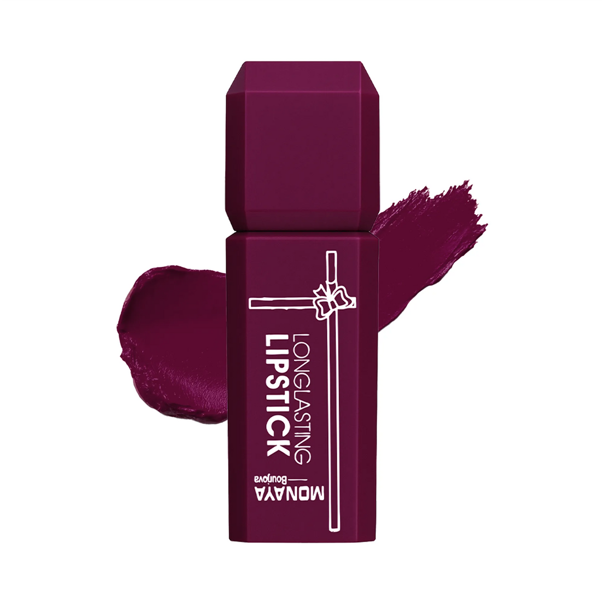 Monaya L015 Longlasting Matte Lipstick, Full Coverage, Lightweight & Moisturizing Formula, Non-Drying Velvet Matte Finish, Vegan & Cruelty-Free