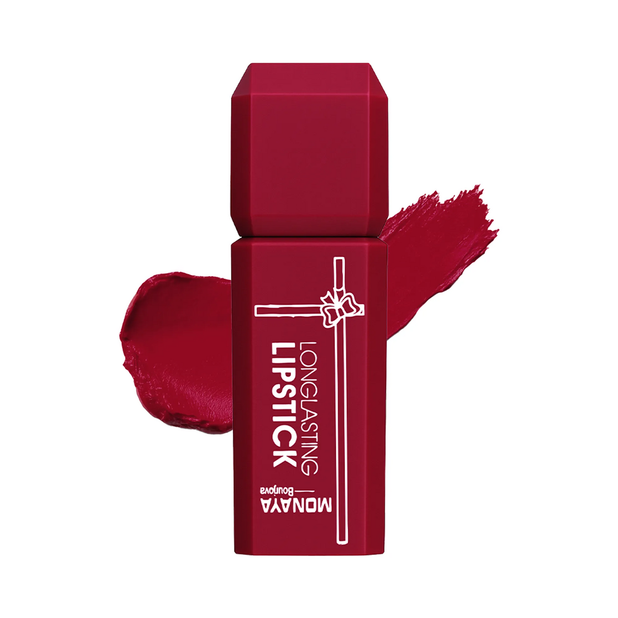 Monaya L015 Longlasting Matte Lipstick, Full Coverage, Lightweight & Moisturizing Formula, Non-Drying Velvet Matte Finish, Vegan & Cruelty-Free