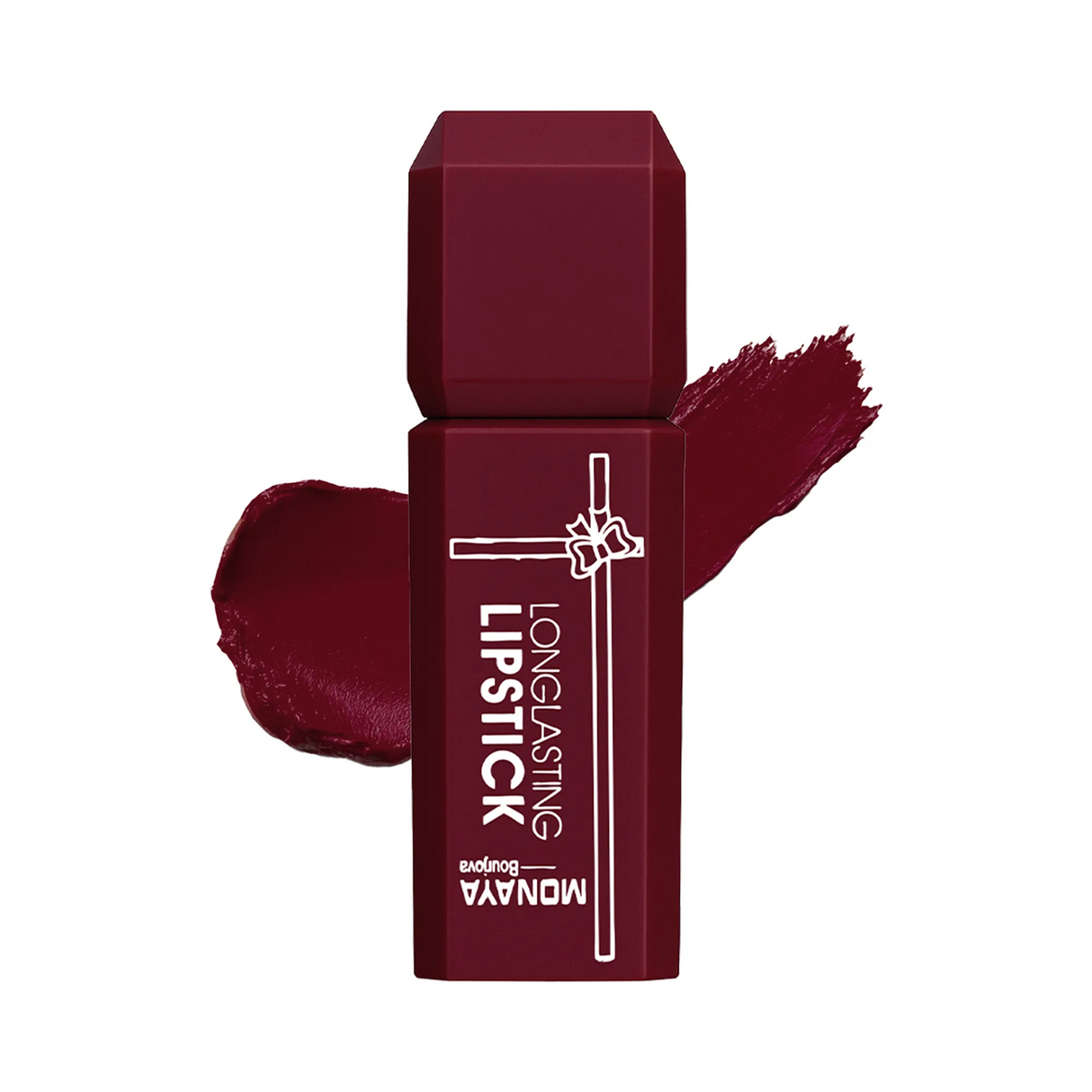 Monaya L015 Longlasting Matte Lipstick, Full Coverage, Lightweight & Moisturizing Formula, Non-Drying Velvet Matte Finish, Vegan & Cruelty-Free