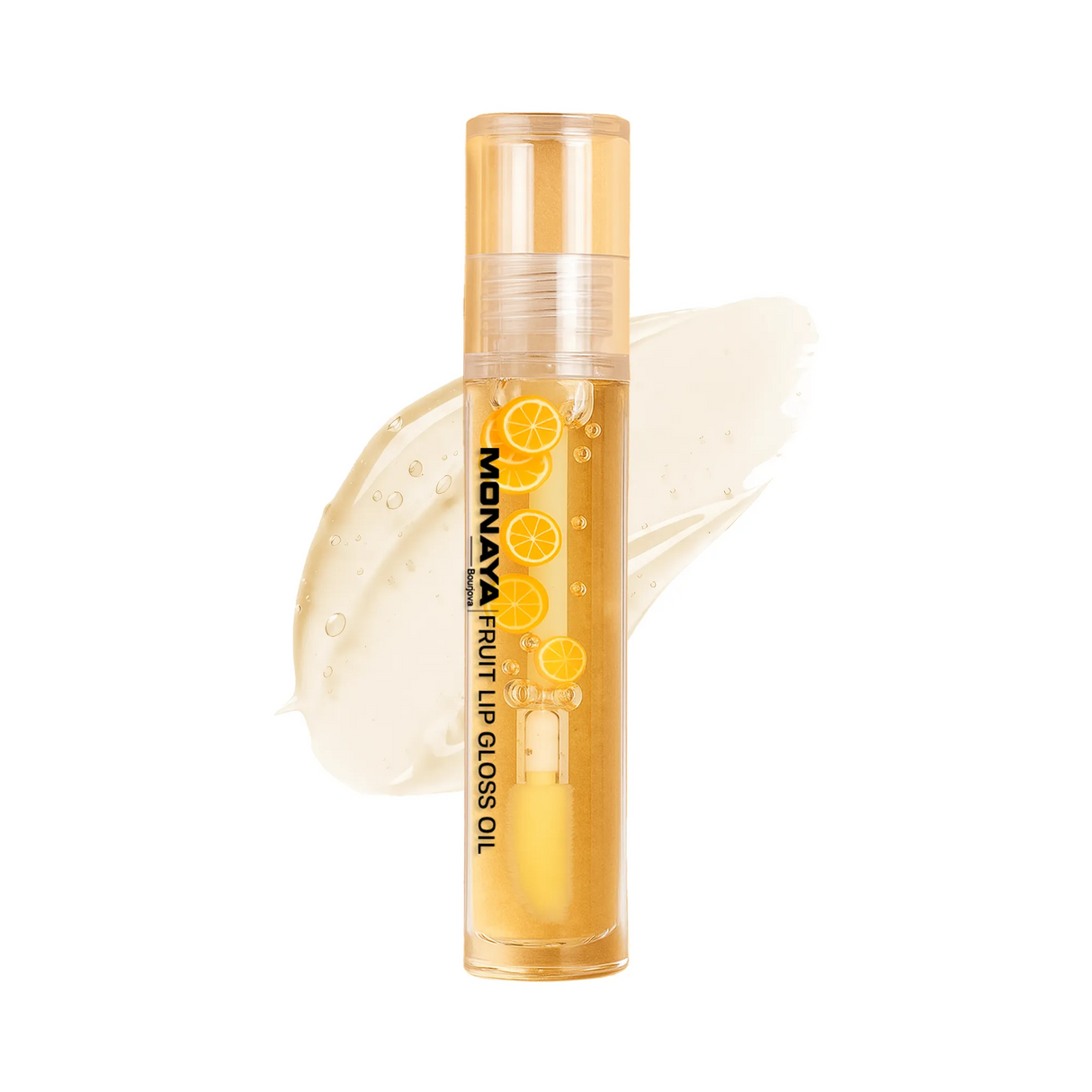 Monaya LO002 Fruit Lip Gloss, Natural Glossy Finish, Nourishing Lip Oil for Soft & Shiny Lips, Hydrating, Non-Sticky, Long-Lasting Moisture, Fruity Scent Lip Care