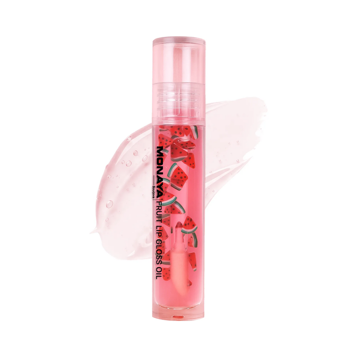 Monaya LO002 Fruit Lip Gloss, Natural Glossy Finish, Nourishing Lip Oil for Soft & Shiny Lips, Hydrating, Non-Sticky, Long-Lasting Moisture, Fruity Scent Lip Care