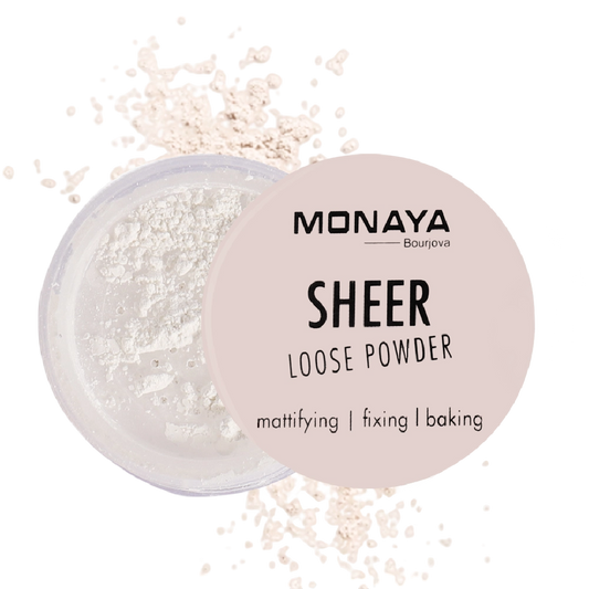 Monaya Oil-Control Loose Powder – Lightweight Setting, 6 Shades, OSL-LP001