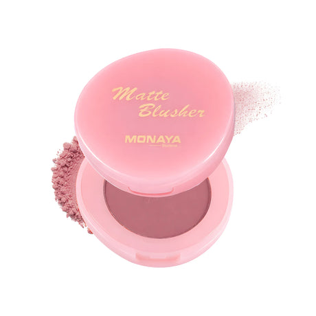 Soft Matte Powder Blush – Natural Matte Finish, Buildable Coverage, Long-Lasting - B007
