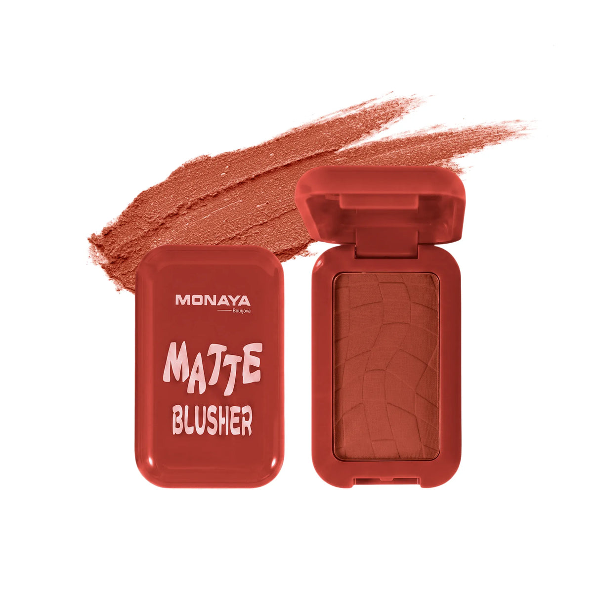 Matte Blusher – Powder Blush Palette, Natural Matte Finish, Smooth Blendable Formula, Buildable Color, Long-Lasting, Vegan & Cruelty-Free - B012