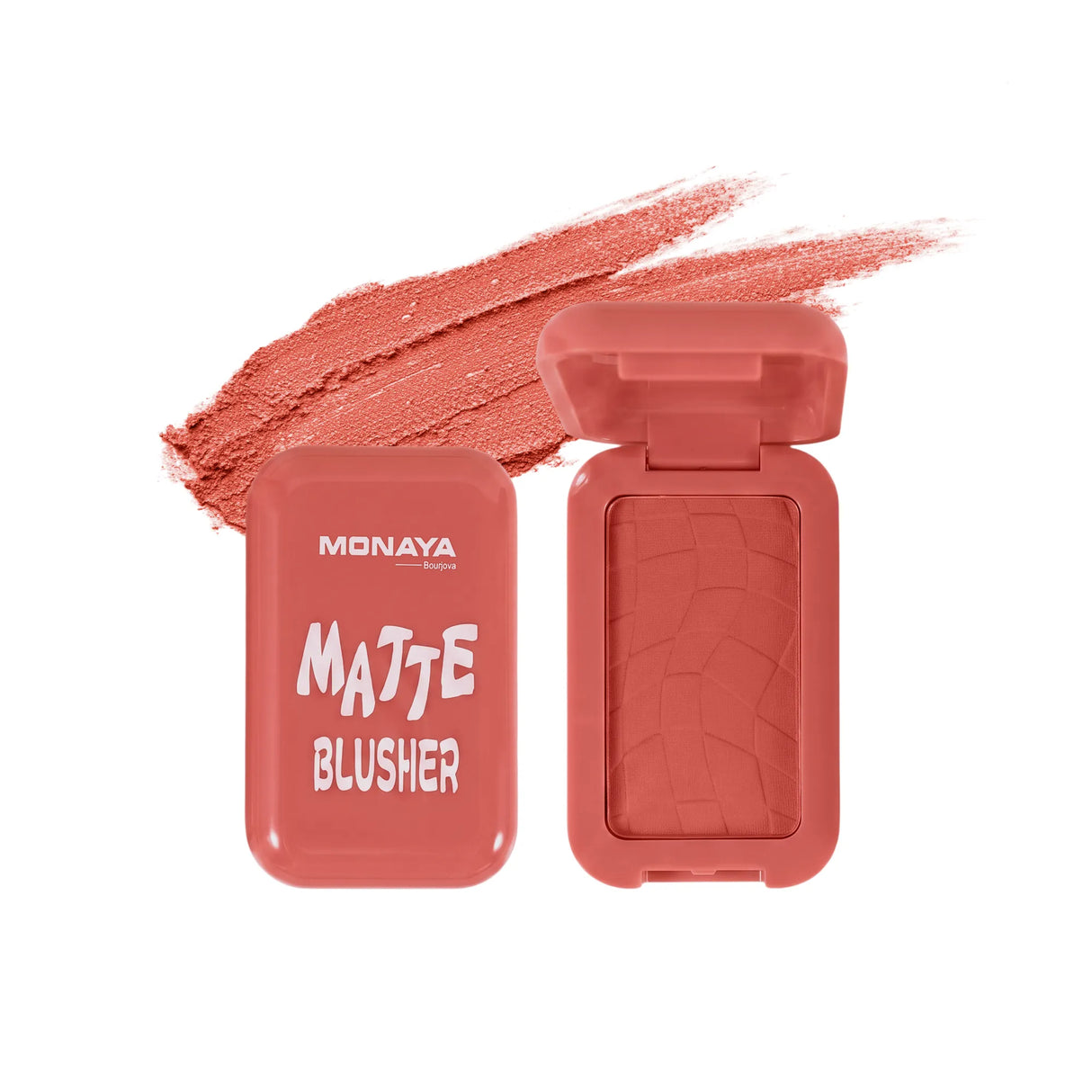 Matte Blusher – Powder Blush Palette, Natural Matte Finish, Smooth Blendable Formula, Buildable Color, Long-Lasting, Vegan & Cruelty-Free - B013