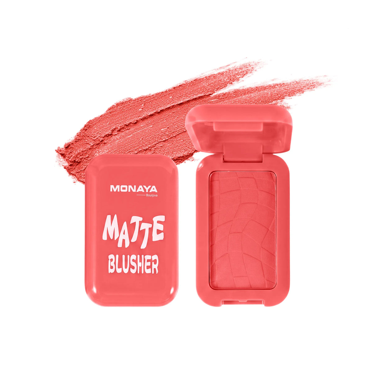 Matte Blusher – Powder Blush Palette, Natural Matte Finish, Smooth Blendable Formula, Buildable Color, Long-Lasting, Vegan & Cruelty-Free - B013