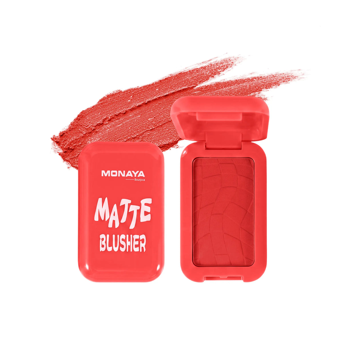 Matte Blusher – Powder Blush Palette, Natural Matte Finish, Smooth Blendable Formula, Buildable Color, Long-Lasting, Vegan & Cruelty-Free - B013