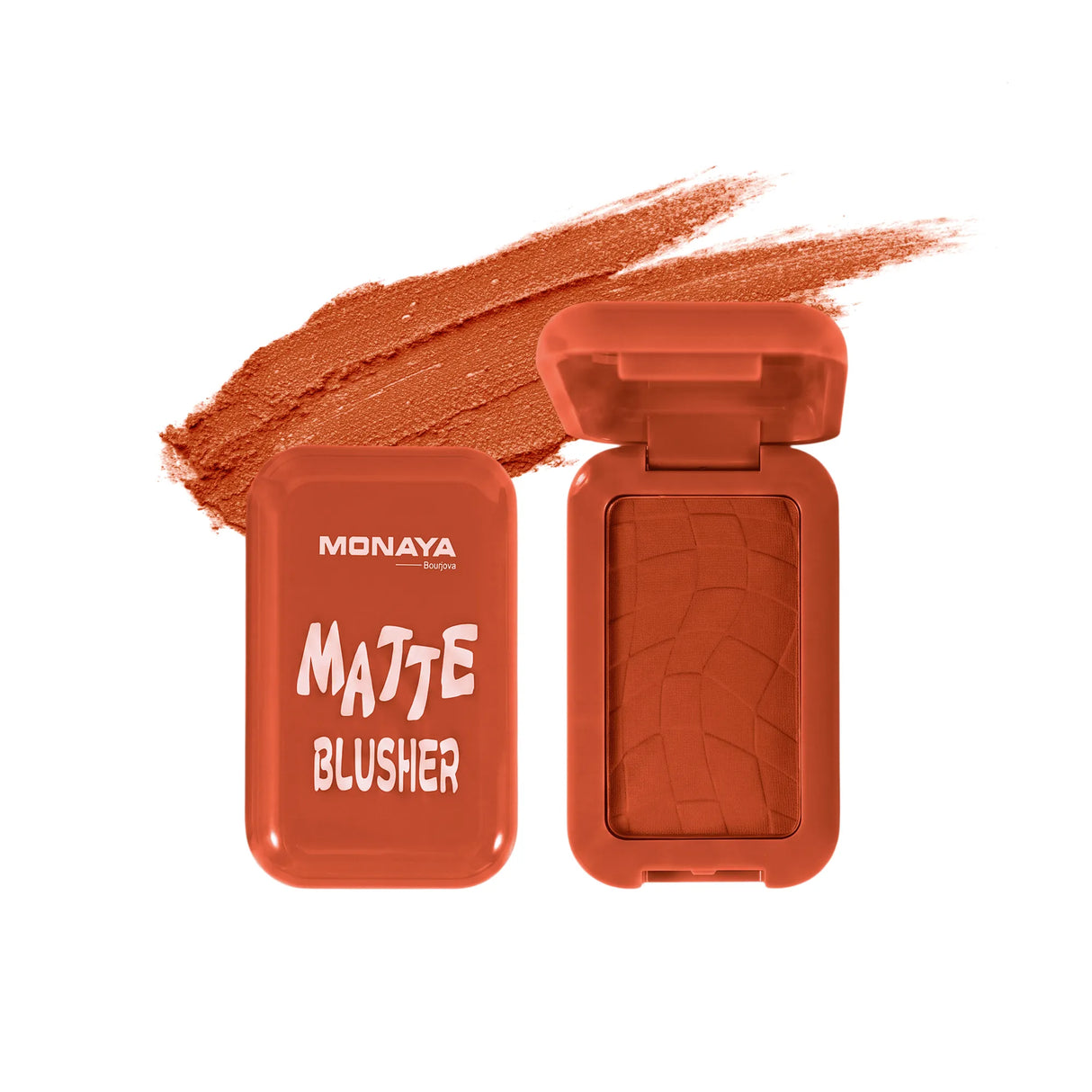 Matte Blusher – Powder Blush Palette, Natural Matte Finish, Smooth Blendable Formula, Buildable Color, Long-Lasting, Vegan & Cruelty-Free - B013