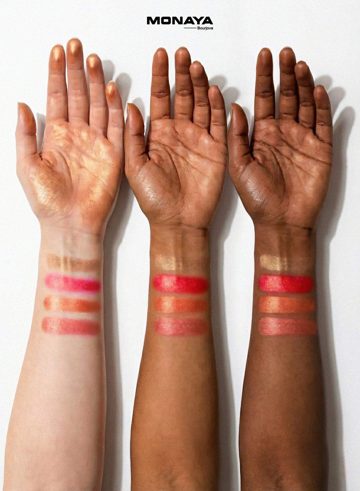 Monaya BHC002 Pure Shimmer Blendable Highlight & Blush&Contour - 4 color