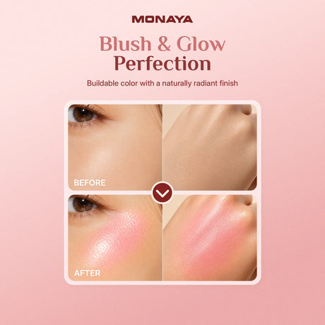 Glow, Blush & Highlight Drops for Face and Body – Liquid Glow Drops, Buildable Blush & Highlighter, Radiant Finish, Lightweight & Long-Lasting, Vegan & Cruelty-Free - BHC004-B02