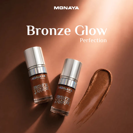 Glow Drops for Face and Body – Liquid Bronzing Glow Enhancer, Buildable Radiant Color, Lightweight Blendable Formula, Long-Lasting Luminous Finish, Vegan & Cruelty-Free - BHC004-C03