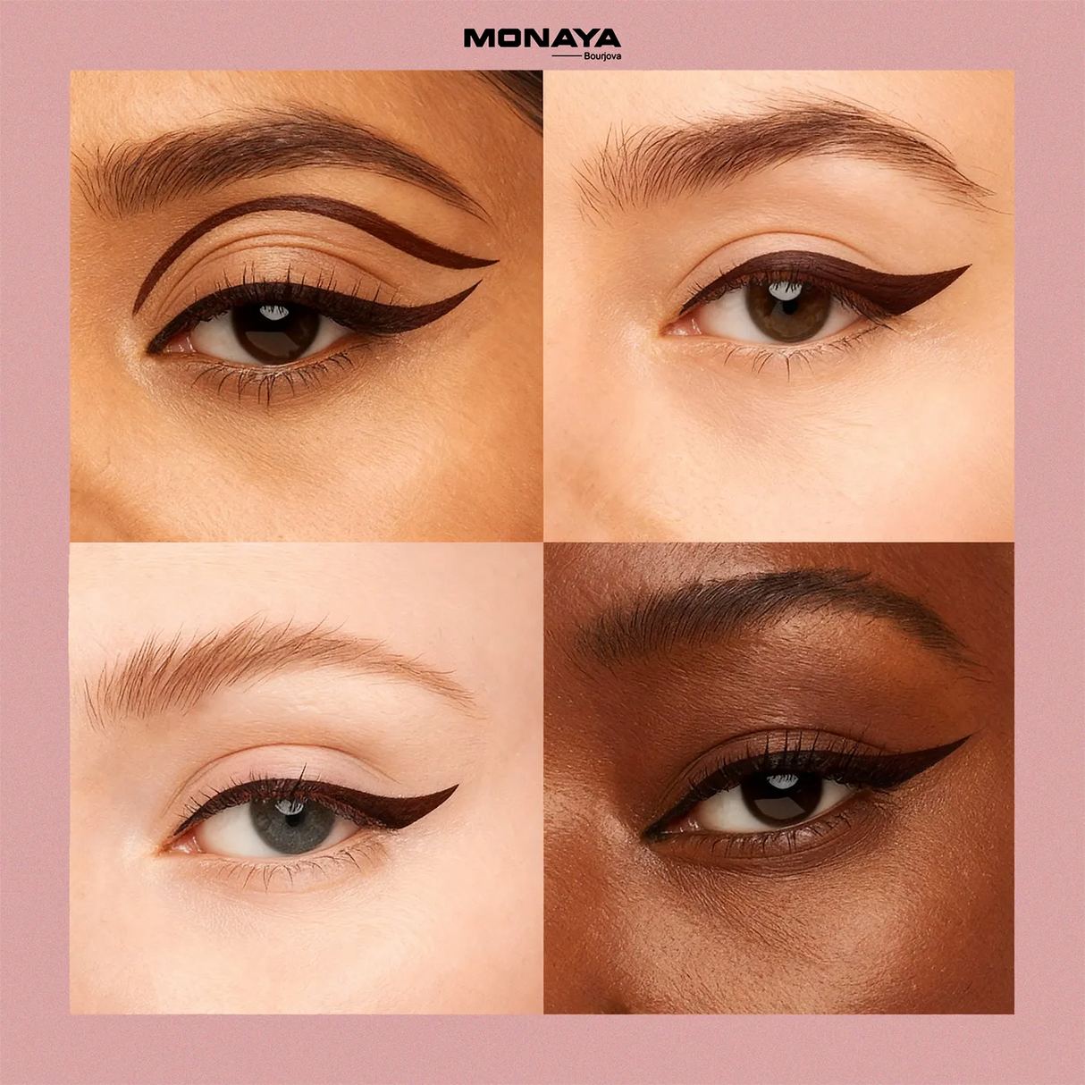 Monaya E003 Brown Kohl Eyeliner Pencil – Ultra-Smooth, Long-Lasting Eye Pencil for Bold Definition, Smudge-Proof & Easy-Glide Formula