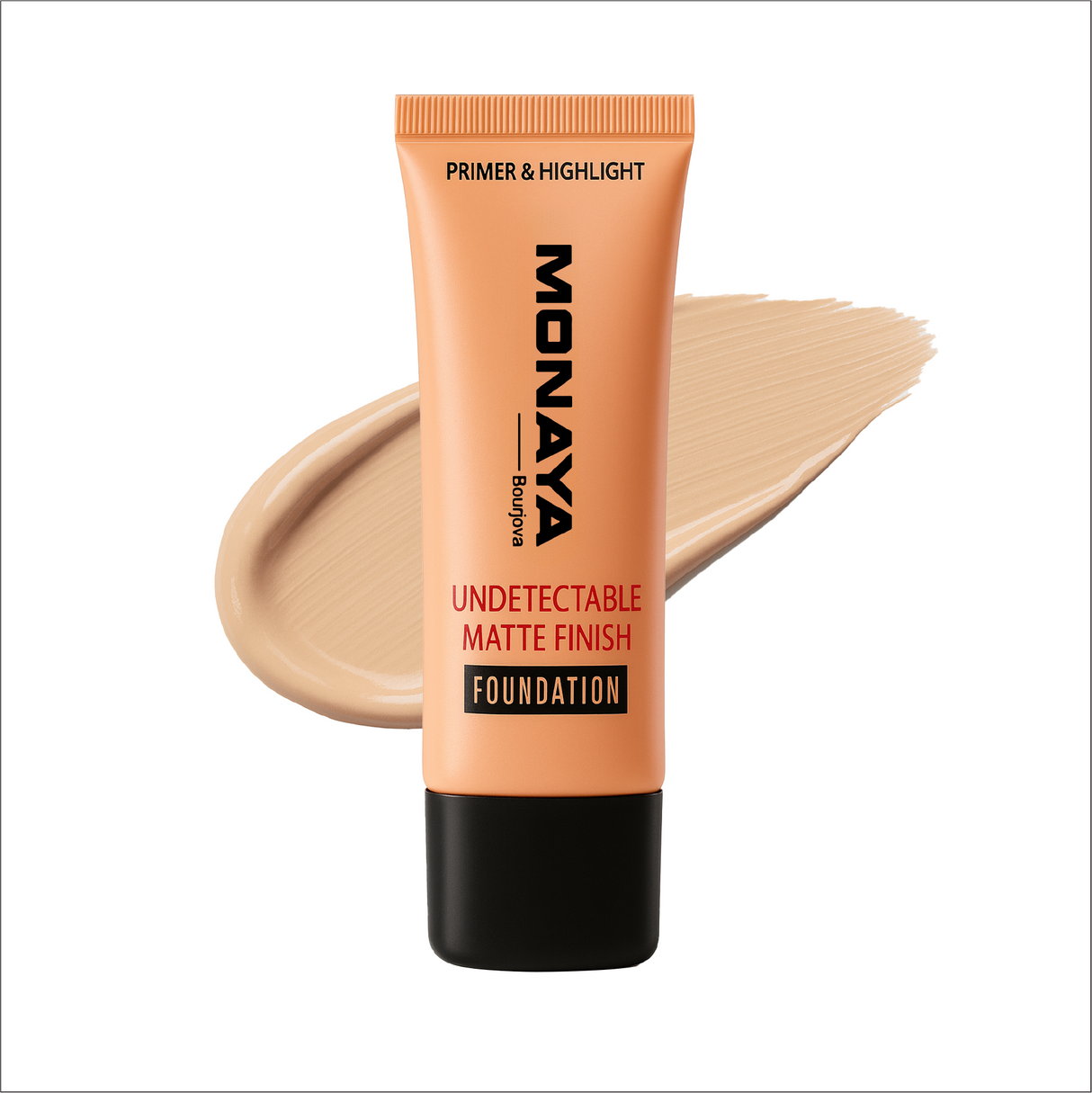 Monaya Perfect Matte Liquid Foundation, Full Coverage, 6 Shades, OSL-F002 (30ml)