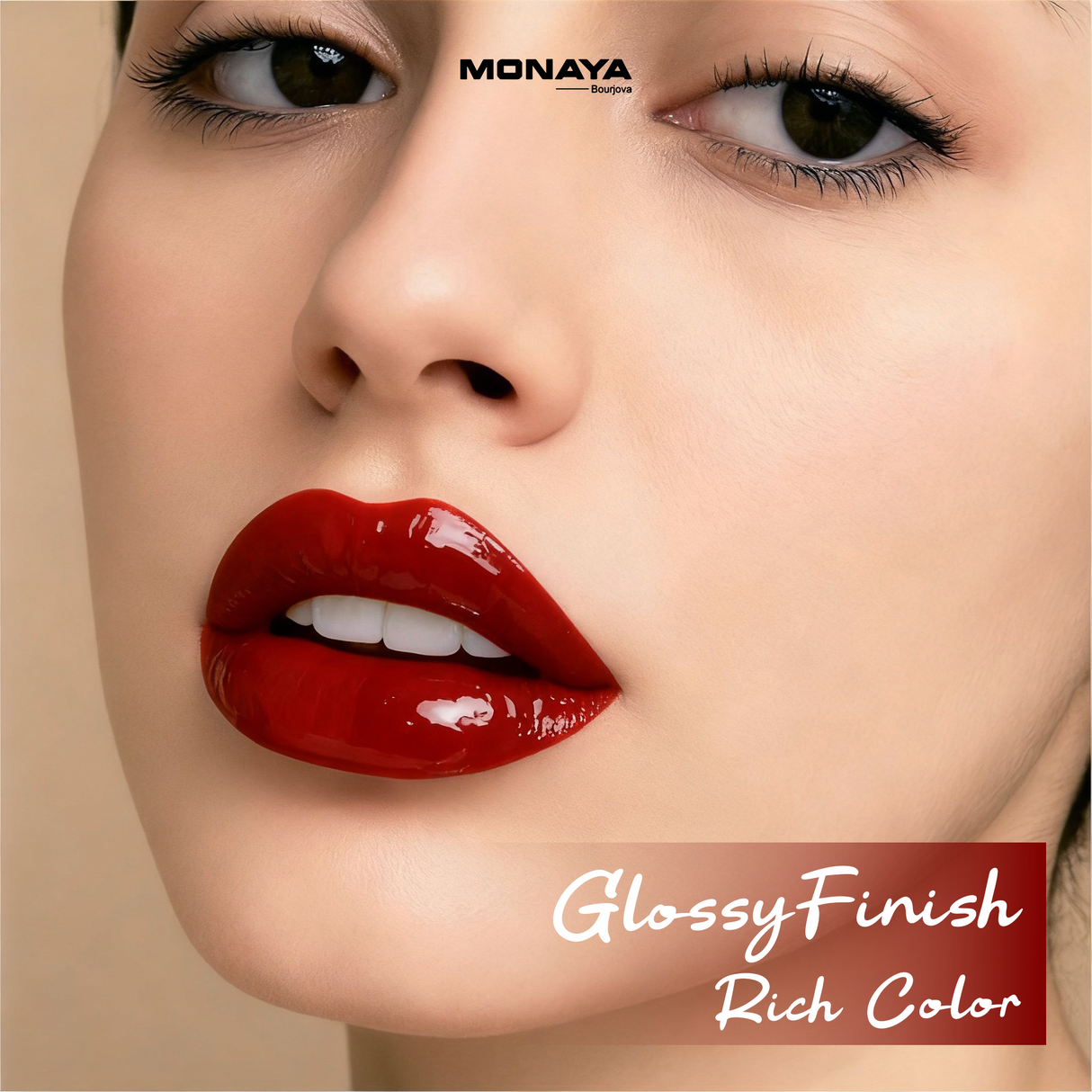 Monaya G002 Long-Wear Colored Tint Lip Gloss Candy Wrap Rich Color Lip Gloss-Hydrate & Volumize-Cruelty-Free