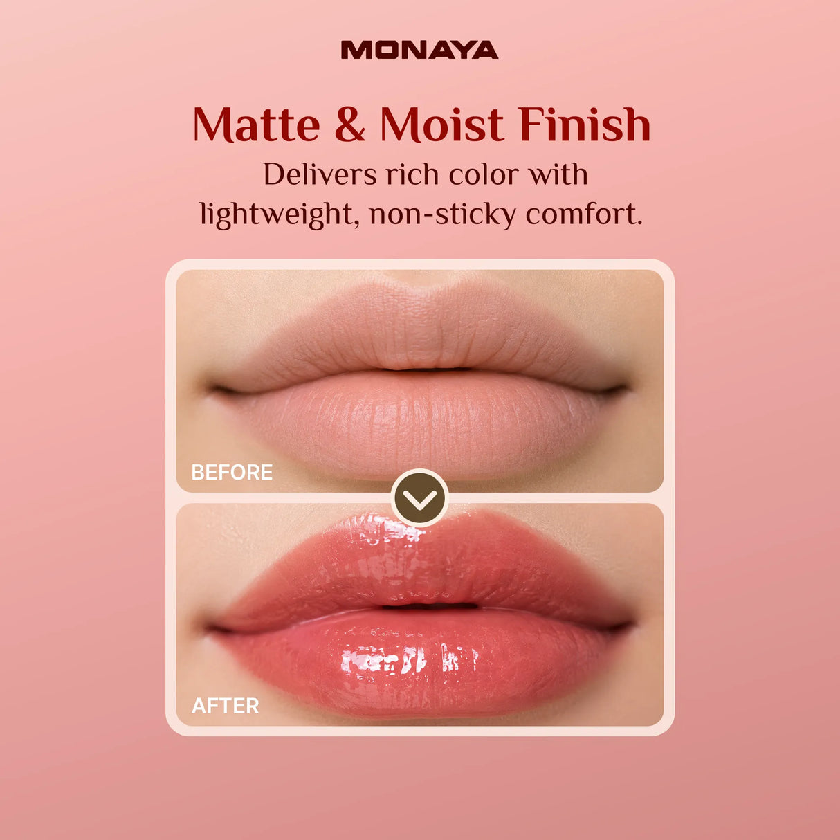 Matte & Moist Lasting Lip Gloss – Comfortable Matte Finish, Smooth & Lightweight - G004
