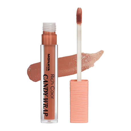 Candy Wrap Lip Gloss, 12 Shades, High Shine & Moisturizing, 4.5ml - G012
