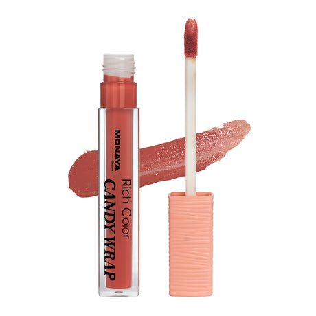 Candy Wrap Lip Gloss, 12 Shades, High Shine & Moisturizing, 4.5ml - G012