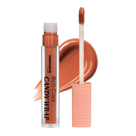 Candy Wrap Lip Gloss, 12 Shades, High Shine & Moisturizing, 4.5ml - G012
