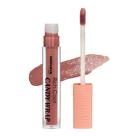 Candy Wrap Lip Gloss, 12 Shades, High Shine & Moisturizing, 4.5ml - G012