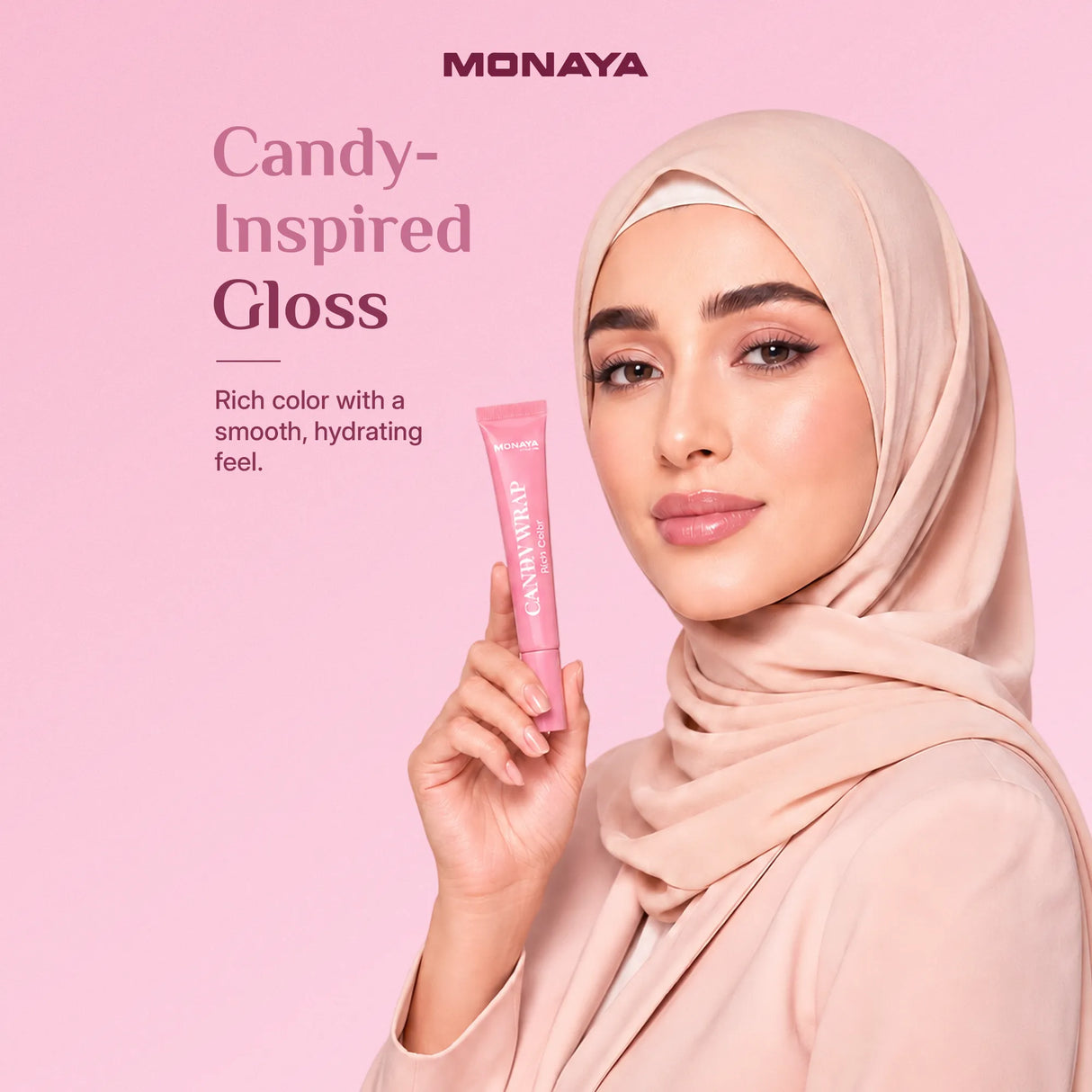 Candy Wrap Lip Gloss – Rich Glossy Finish for Fuller, Hydrating & Comfortable Feel - G015