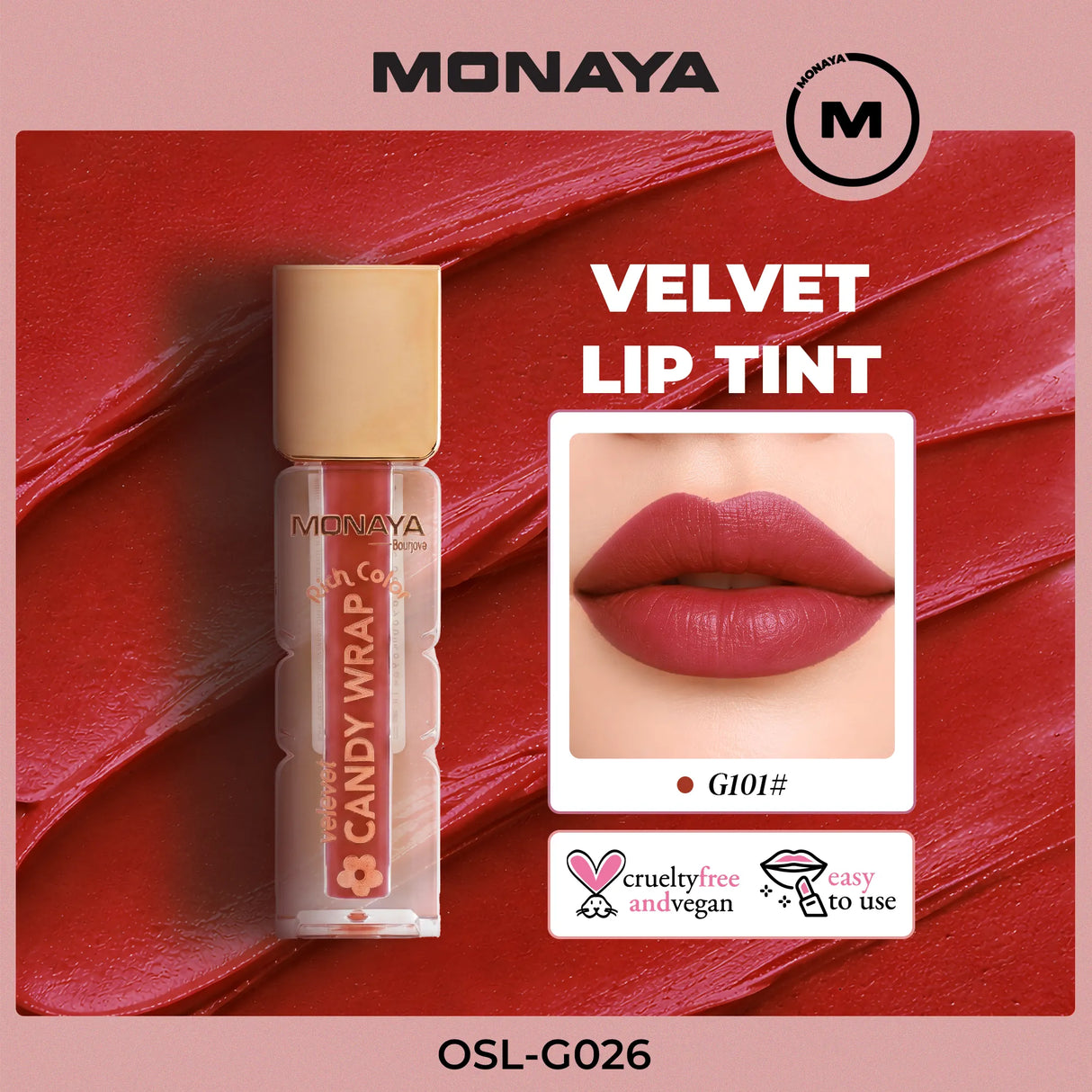Candy Wrap Liquid Lip Color – Long-Lasting, Comfortable Non-Sticky Finish - G026