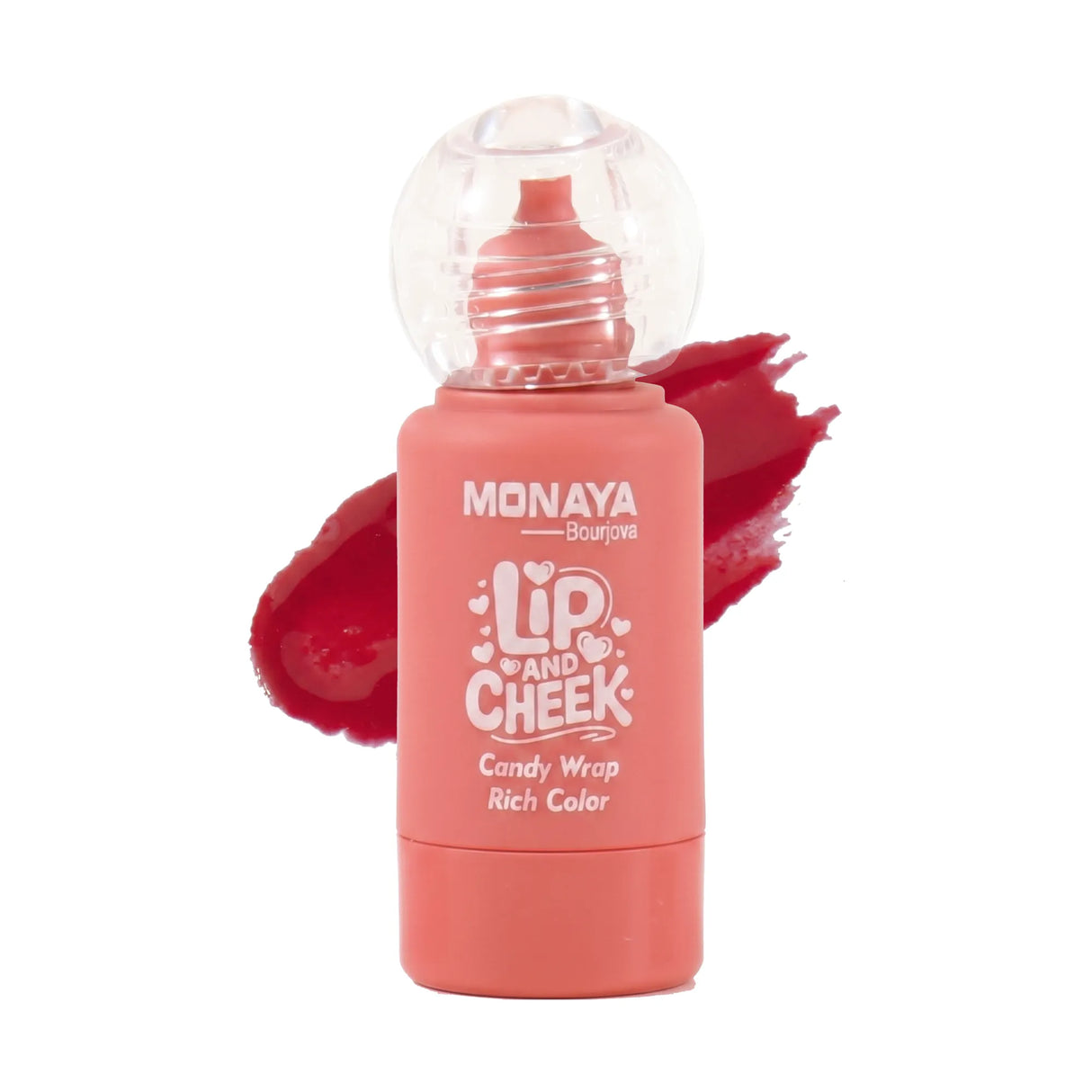 Lip & Cheek Candy Wrap Rich Color – 6 Shades | Multi-Use Cream Blush & Lip Tint | Long-Lasting Natural Flush with Hydrating Blend - G036