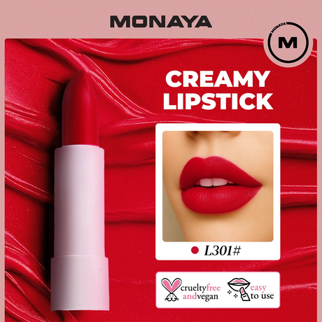 Velvet Cream Lipstick, Hydrating & Long-lasting, 12 Shades - L011