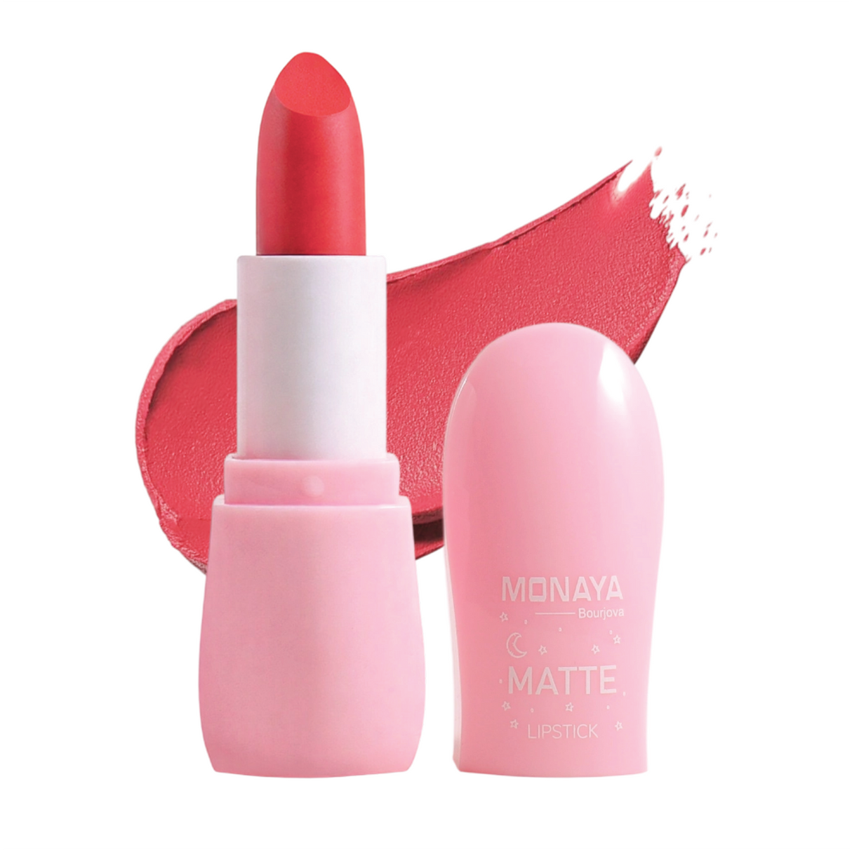 Monaya Bourjova Matte Lipstick, 12 Shades, OSL-L013