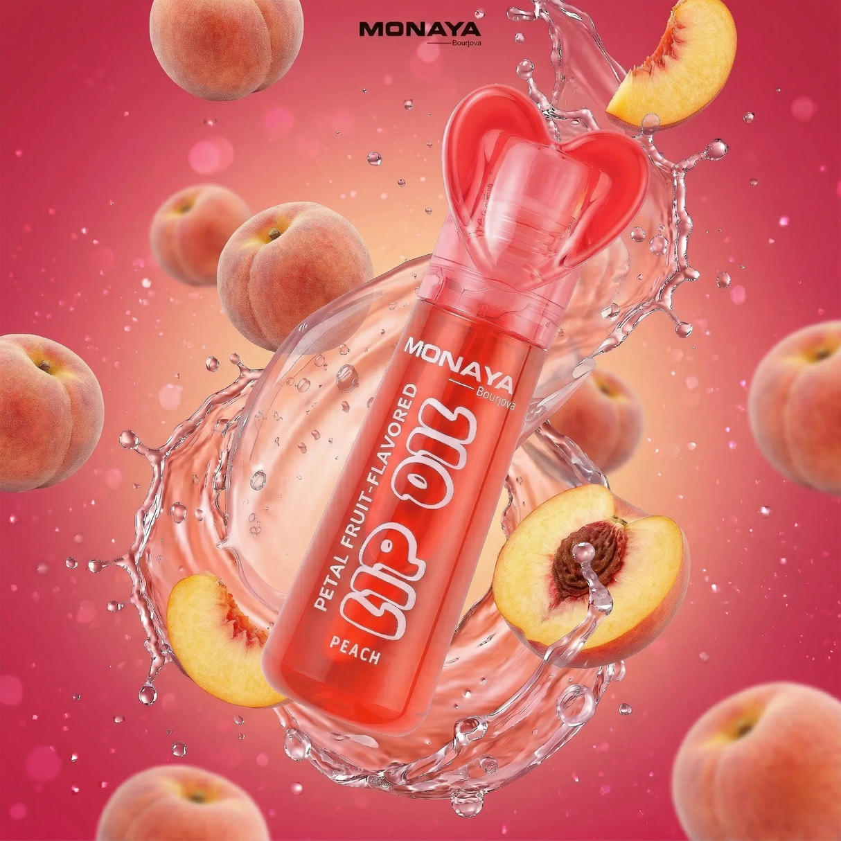 Lip Oil Pastel Fruit Flavored – Hydrating Glossy Lip Oil, Lightweight Non-Sticky Formula, Vegan & Cruelty-Free Lip Care - LO003