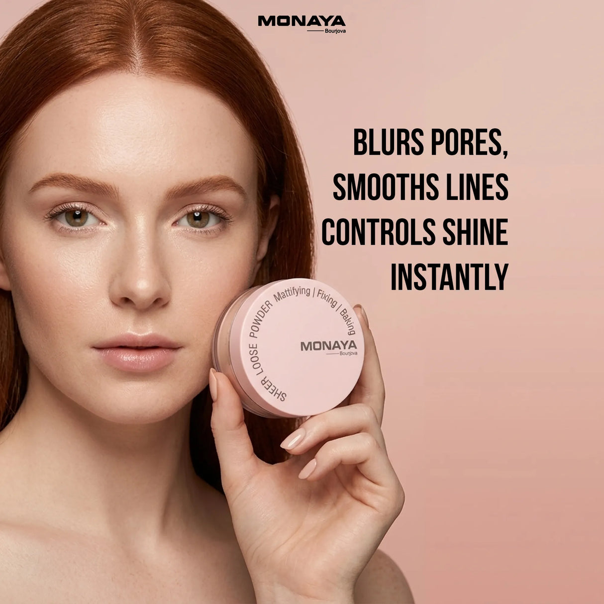 Sheer Loose Powder– Ultra-Lightweight Setting Powder, Natural Soft-Focus Finish, Oil Control, Vegan & Cruelty-Free - LP002