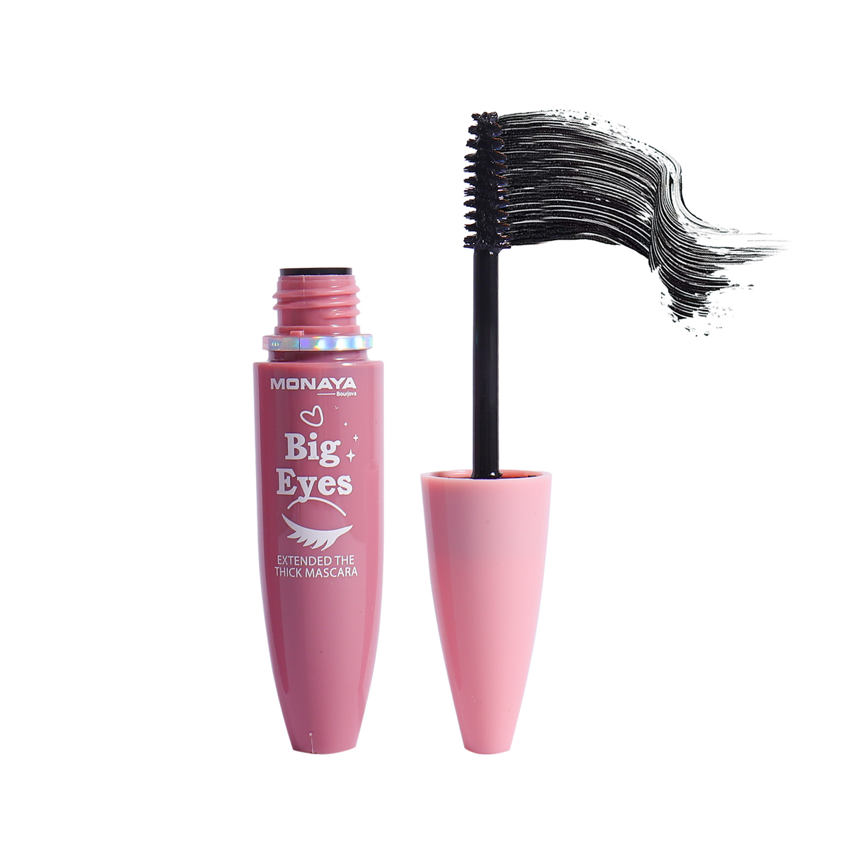Monaya M003 Big Eyes Extended The Thick Mascara, Long-Lasting Zero-Smudge Lengthening Mascara M201#