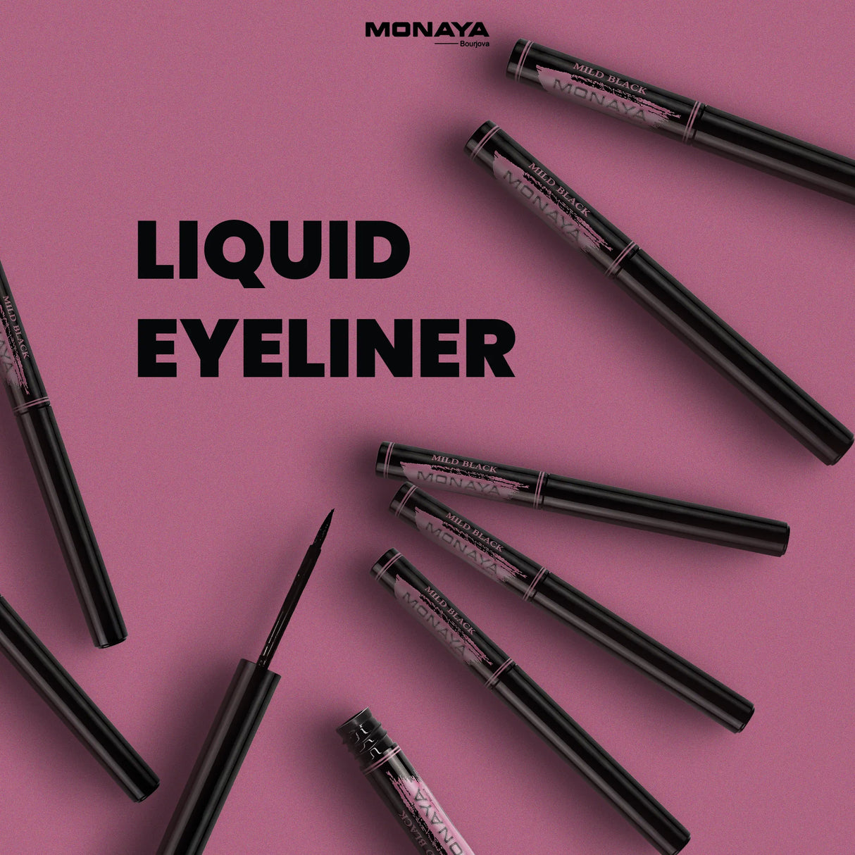 Liquid Eyeliner – Intense Black, Long-Lasting, Precision Tip for Sharp & Defined Eyes - N002