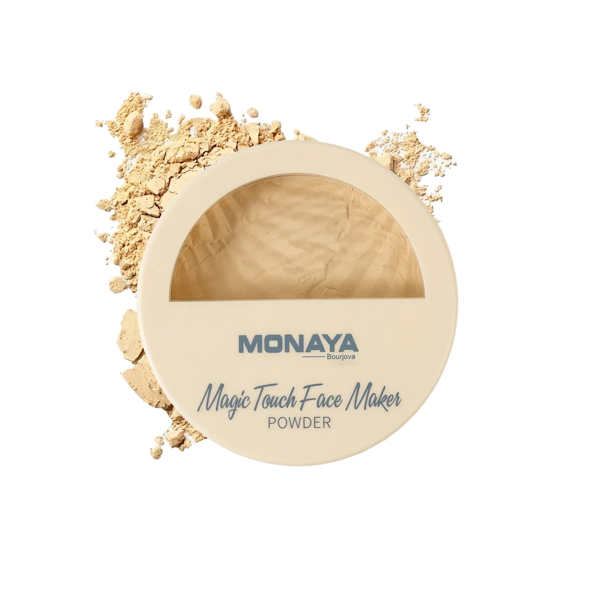 Magic Touch Face Maker Powder – High-Definition Blurring Pressed Powder, Full Coverage Matte Finish, 12-Hour Sebum Control, Cruelty-Free & Vegan, 4 Skin-Perfecting Shades - P004