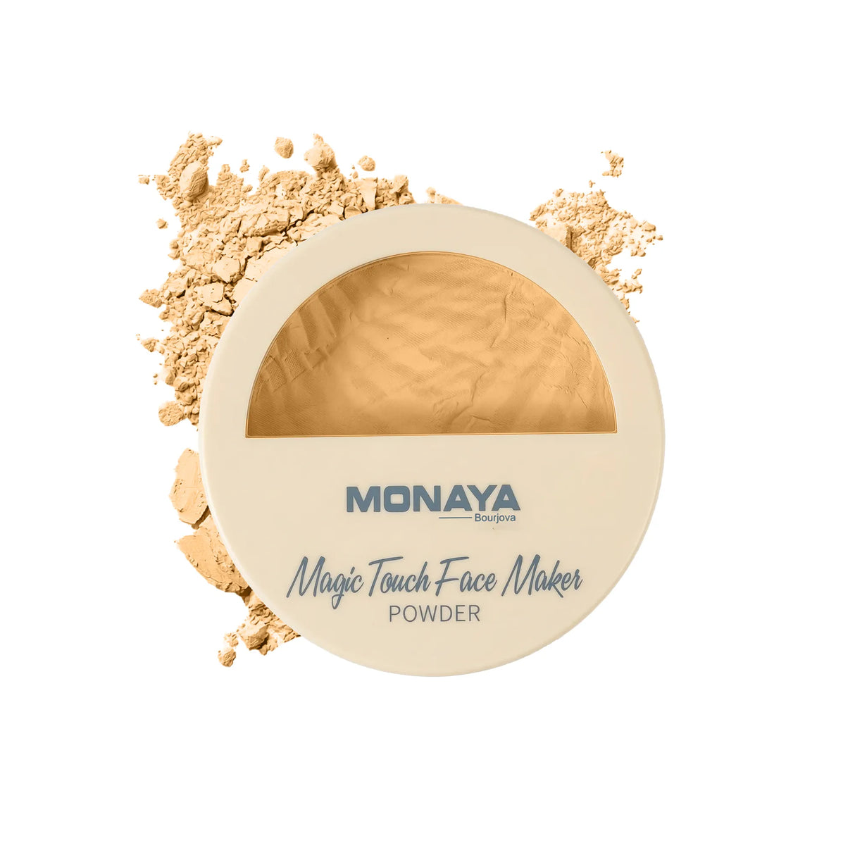 Magic Touch Face Maker Powder – High-Definition Blurring Pressed Powder, Full Coverage Matte Finish, 12-Hour Sebum Control, Cruelty-Free & Vegan, 4 Skin-Perfecting Shades - P004