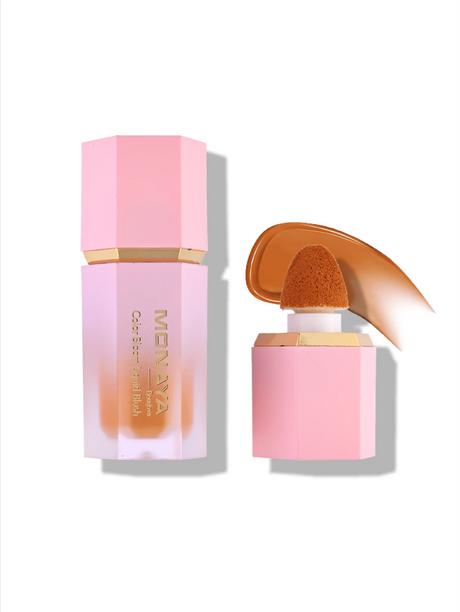 Velvet Glow Liquid Blush, Easy to Apply, Matte Dewy Makeup Look - 8 Shades - S002