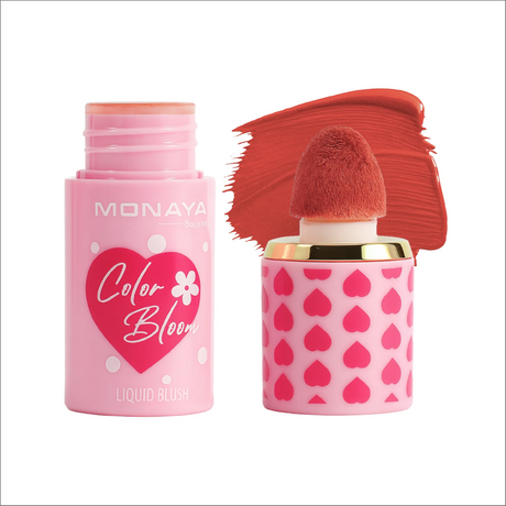 Color Bloom Matte Liquid Blush, pigmented formula, Moisturizing - 8 Shades - S004