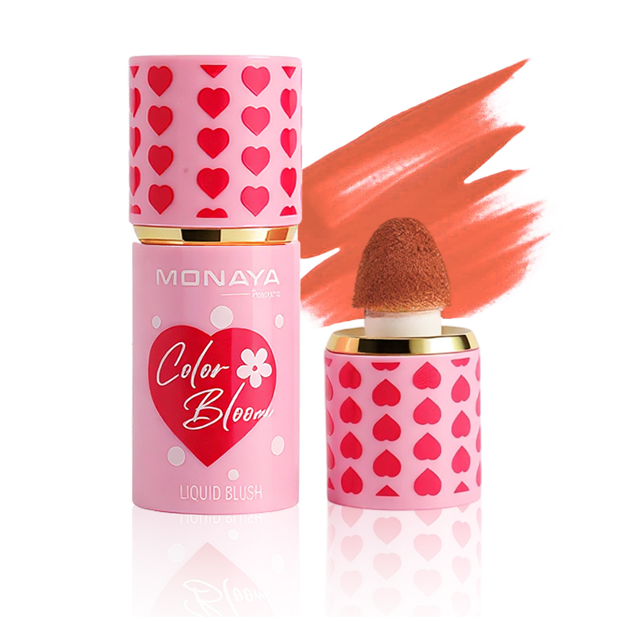 Monaya Color Bloom Matte Liquid Blush, 8 Shades, OSL-S004