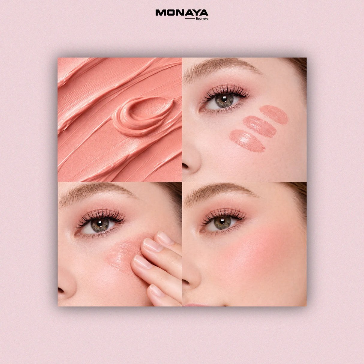 Blusher Multi Stick – Cream Blush Stick for Cheeks & Lips, Natural Finish, 6 Shades - S006