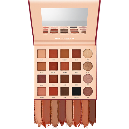 Monaya Pure Color Eyeshadow Palette, 20 Shades, OSL-Y001