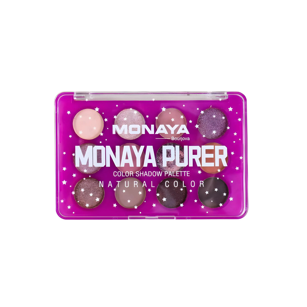Monaya Y009 Purer Palette Shadow, Long Lasting9 Blendable Natural Colors Make Up Eye Shadows Cosmetics Gift Kit - 12 color