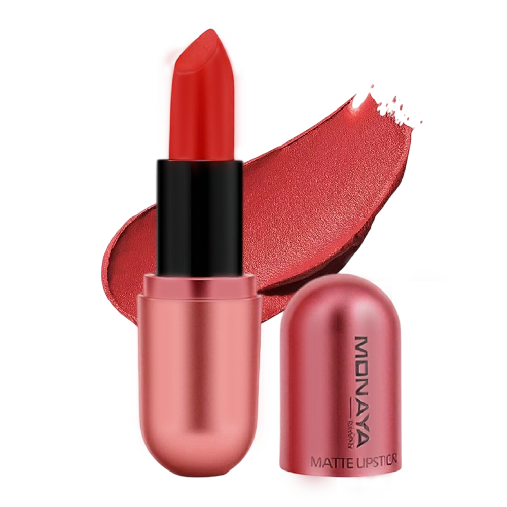 Monaya Velvet Touch Matte Lipstick, OSL-L007, 6 Shades