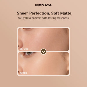Sheer Loose Powder  – Ultra-Fine Lightweight Setting Powder, Natural Soft-Matte Finish, Oil Control, Vegan & Cruelty-Free - LP003