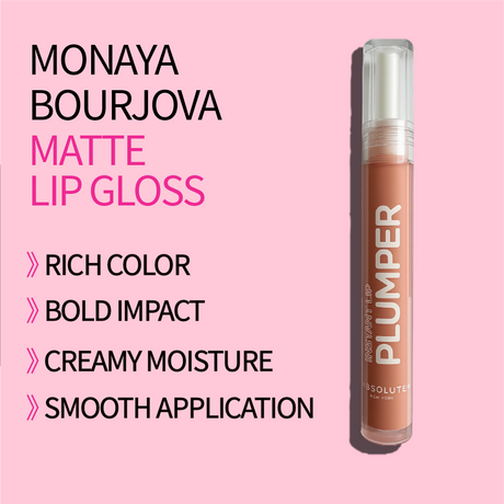 Monaya Instant Lip Plumper Gloss, 6 Shades, Volumizing & Hydrating,OSL-G007, 4.5ml