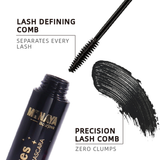 Monaya Big Eyes Lengthening Mascara, Zero-Smudge Long Wear, Black, OSL-M006