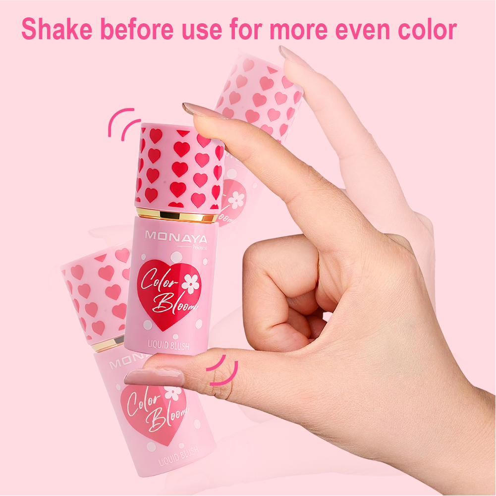 Monaya Color Bloom Matte Liquid Blush, 8 Shades, OSL-S004