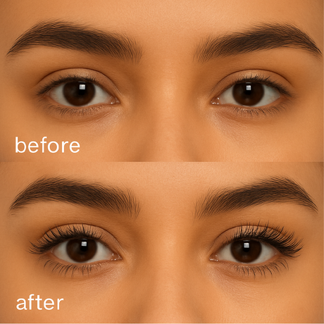 Monaya Big Eyes Lengthening Mascara, Zero-Smudge Long Wear, Black, OSL-M006